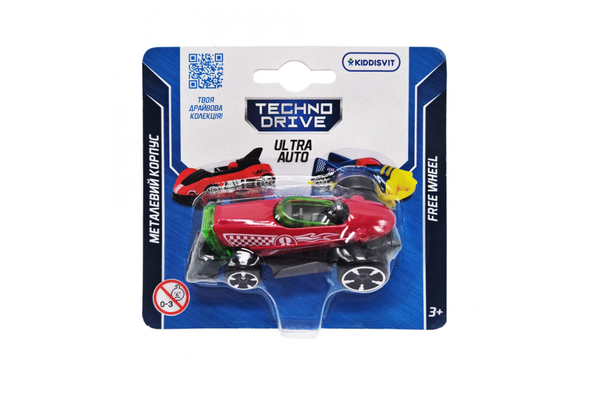 Ігрова міні-машинка Ultra Auto TechnoDrive 250321W-5 металевий корпус