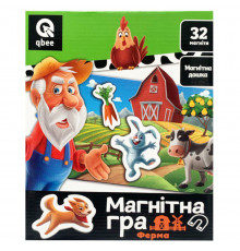 Детская магнитная игра "Ферма" QB600-003, 32 магнита и магнитная доска