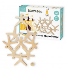 Детская развивающая игра балансир «Акробаты» 900491, 11 элементов