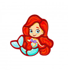 Детский пазл-вкладыш "Русалка" Puz-22965, 12 элементов