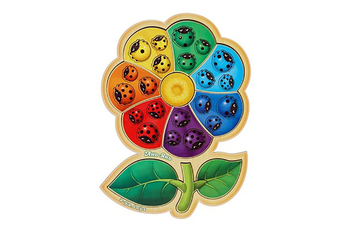 Настольная развивающая игра "Цветик-семицветик-2" Ubumblebees (ПСФ039) PSF039 сортер с карточками