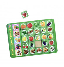 Деревянный пазл-вкладыш "Ассоциации - 5" Ubumblebees (ПСД134) PSD134, 25 плашек