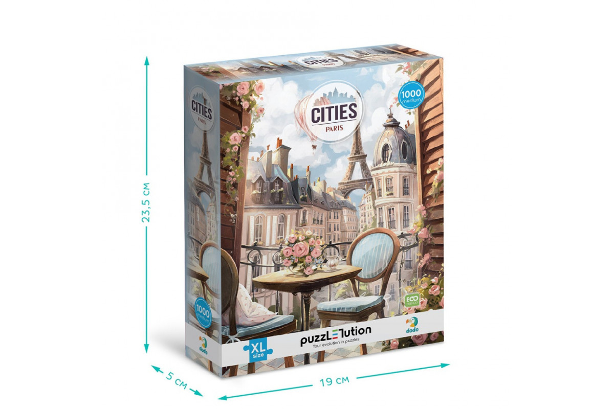Пазлы классические Medium-XL "Города. Париж" 300650, 1000 элементов