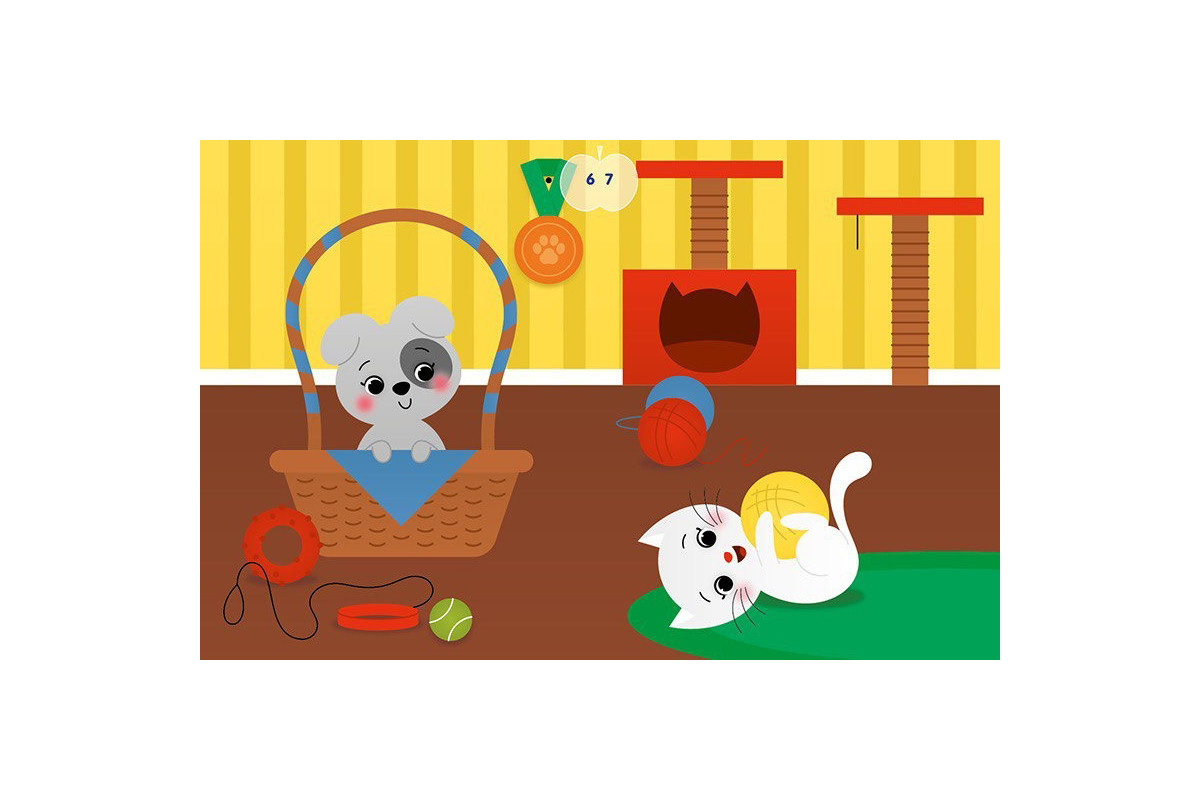 Набор для творчества "Аппликации наклейками Ферма" 1655009, 30 наклеек