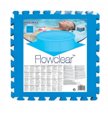 Коврик-пазлы для подстилки бассейна 58220, 50х50 см 9шт в комплекте