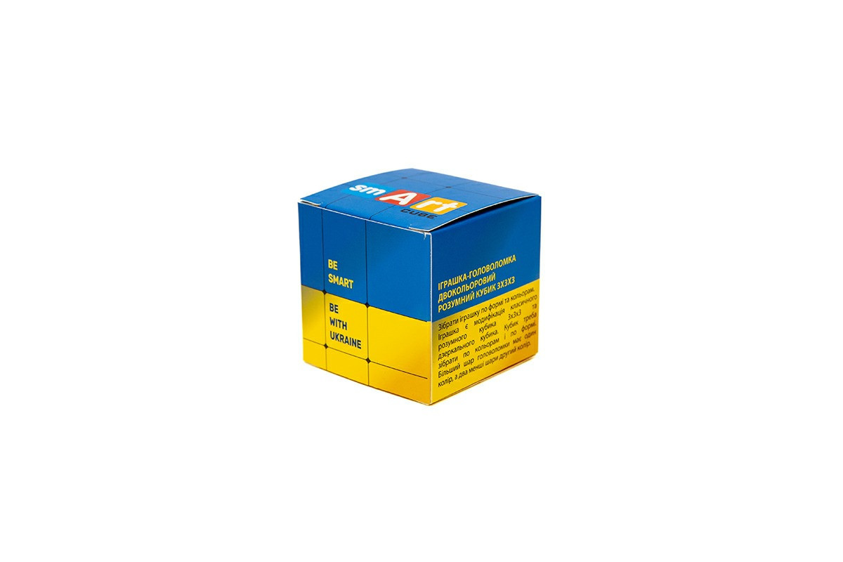 Головоломка Розумний кубик SCU333 "Прапор України" (Bicolor Bump Smart Cube "Ukraine")