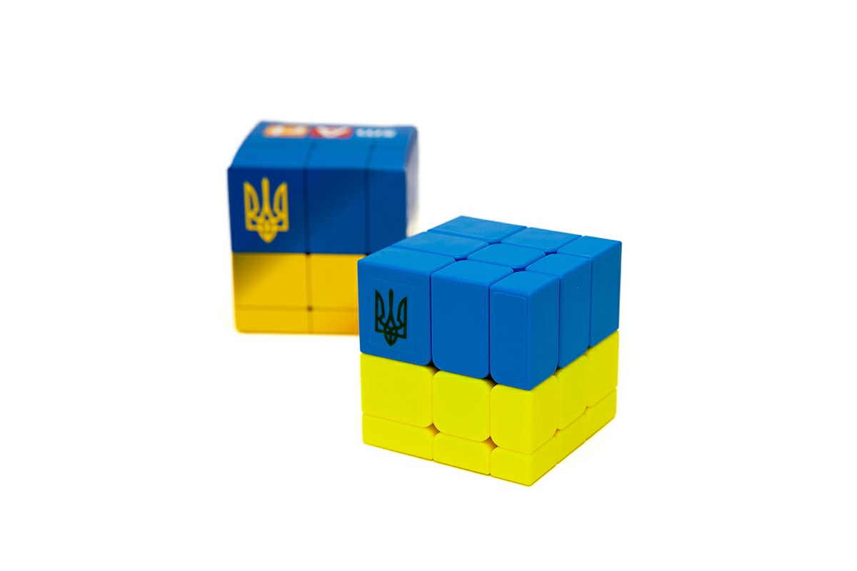 Головоломка Розумний кубик SCU333 "Прапор України" (Bicolor Bump Smart Cube "Ukraine")