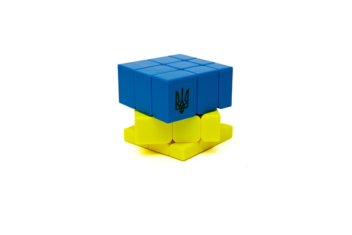 Головоломка Розумний кубик SCU333 "Прапор України" (Bicolor Bump Smart Cube "Ukraine")