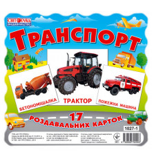 Карточки мини "Транспорт" (У) 13107004