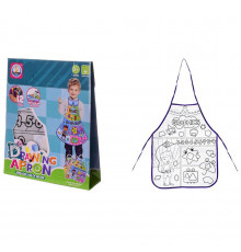 Детский набор для творчества  "Drawing Apron" Z185-10D, фломастеры смываются водой