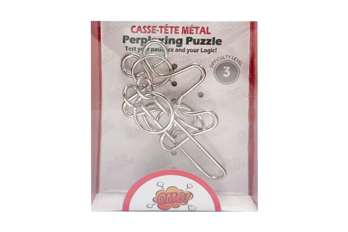 Металева головоломка "Perplexing puzzle" 5562D-14, 3 складність