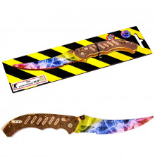 Нож деревянный сувенирный "ФЛИП РАДУГА" Сувенир-Декор FLI-R