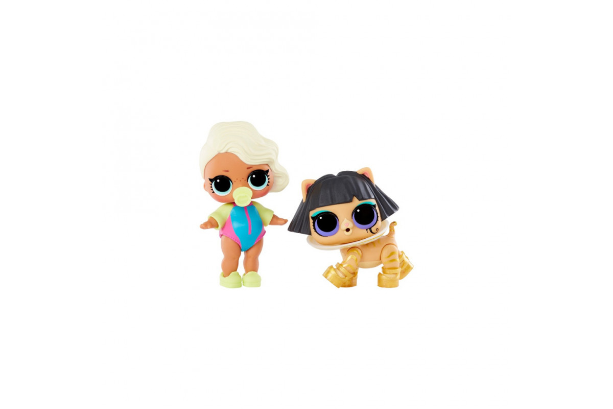 Набір ігрових фігурок L.O.L. Surprise! 987819 серії «OPP Tot + Pet» - СЕРФЕР БЕЙБІ ТА МЯУ