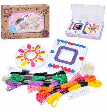 Детский набор творчества "New babylon" 11888C нитки 10 штук 10 цветов