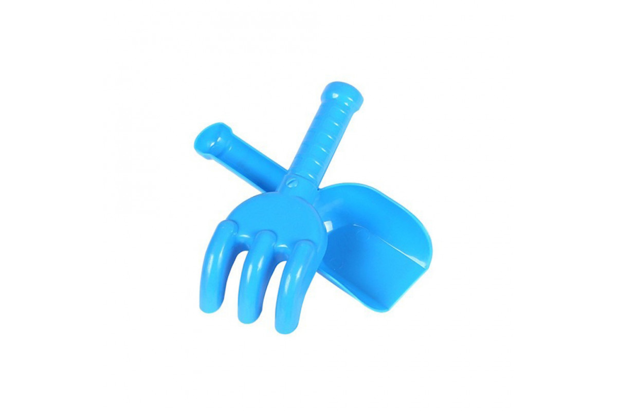 Дитячий іграшковий набір "Лопатка+грабельки" 2865TXK Синій