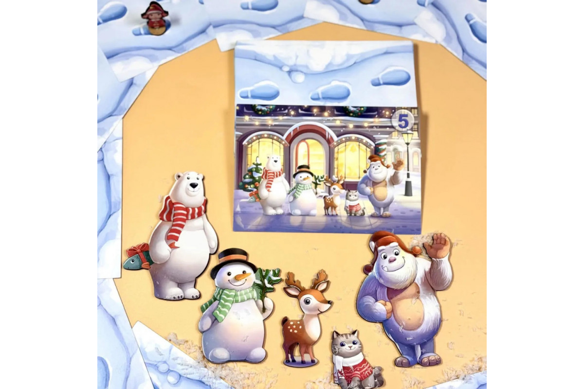 Детская настольная игра "Кто был на улице?" (ПСД294) PSD294 деревянная