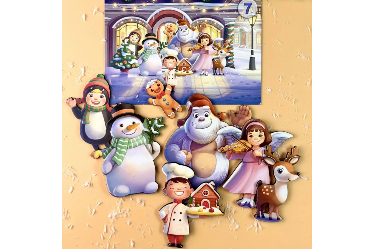 Детская настольная игра "Кто был на улице?" (ПСД294) PSD294 деревянная