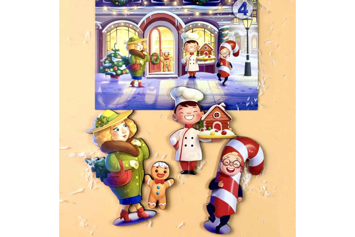 Детская настольная игра "Кто был на улице?" (ПСД294) PSD294 деревянная