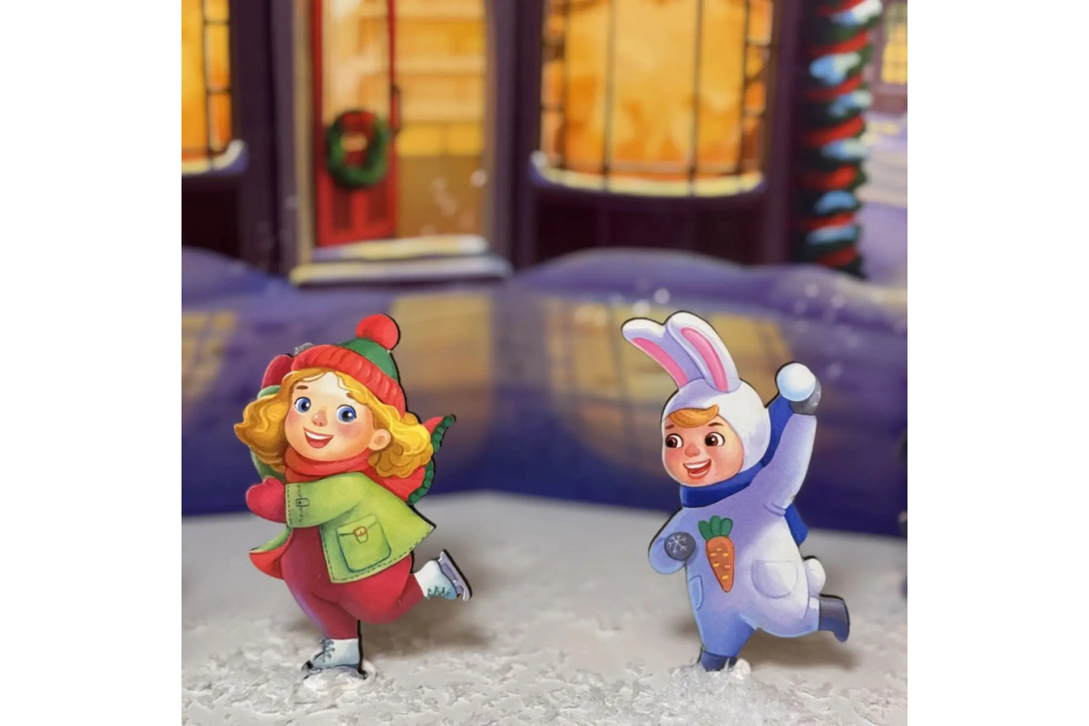 Детская настольная игра "Кто был на улице?" (ПСД294) PSD294 деревянная