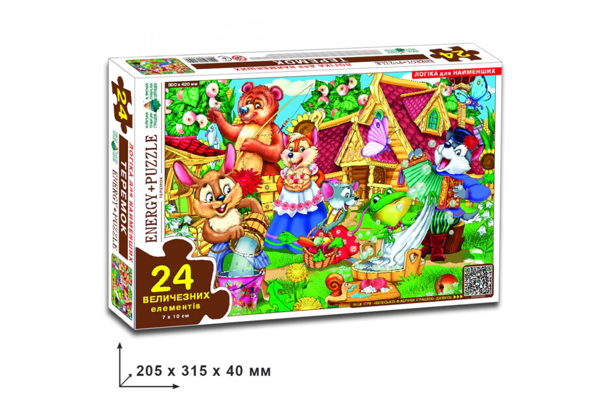 Детские пазлы "Теремок" 82104 на 24 элемента