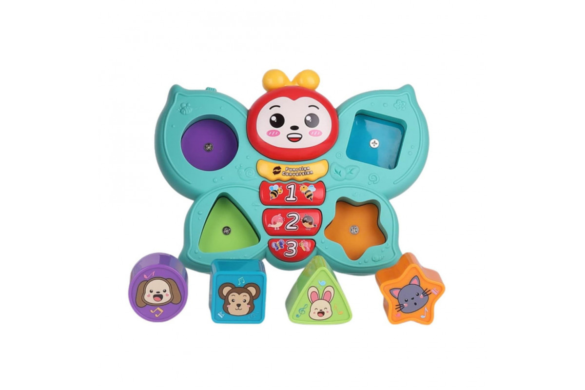 Дитяча іграшка-сортер "Метелик" 855-156A з музикою