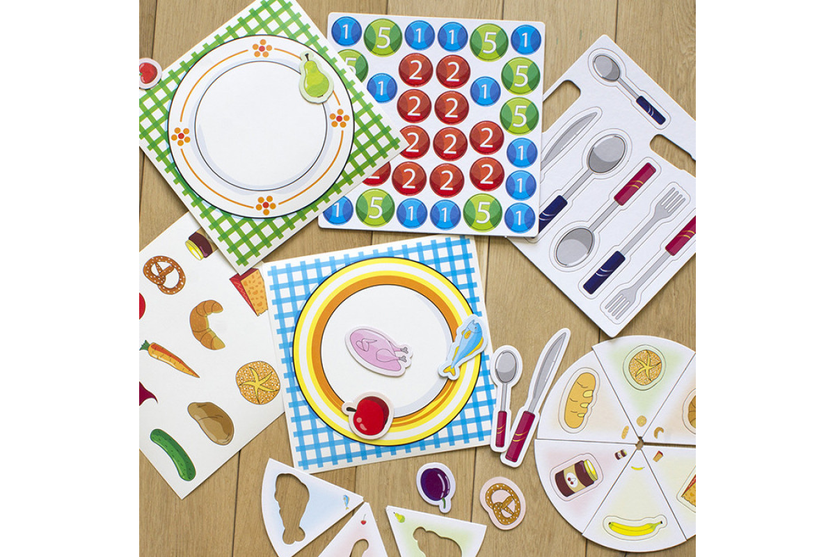 Навчальні пазли. Вивчаємо продукти харчування. Iq-club для малюків (у) 13203003