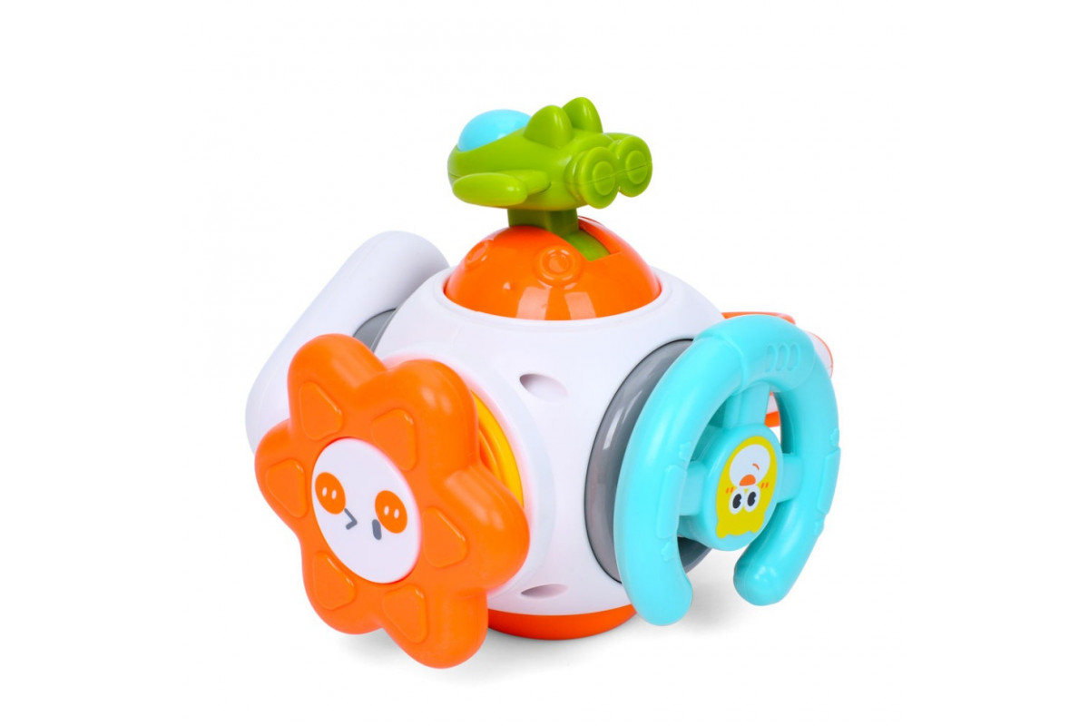 Бізіборд-брязкальце "РАКЕТА" 99-17 рухомі деталі, тріскачка