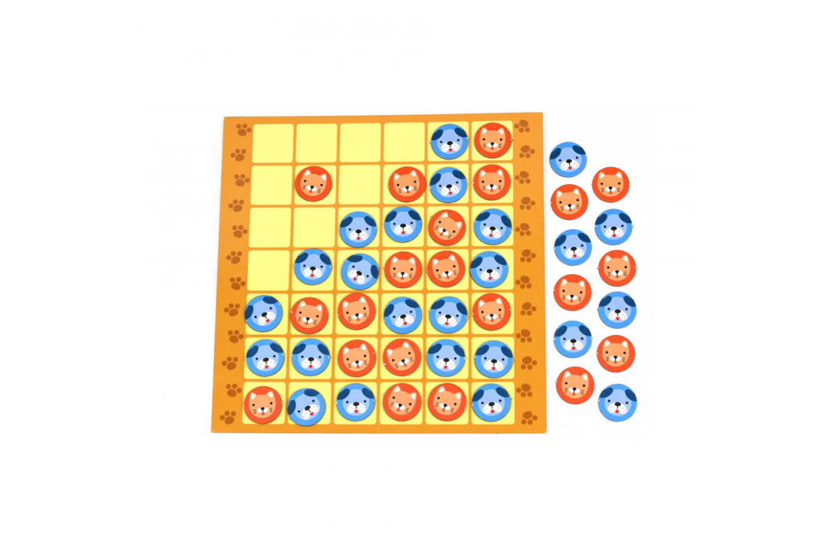 Детская настольная игра магнитная "4 в ряд" 1456 от 4-х лет