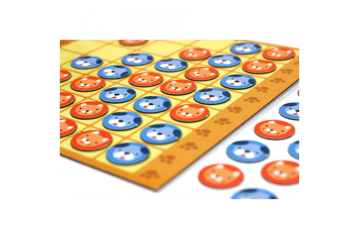 Детская настольная игра магнитная "4 в ряд" 1456 от 4-х лет