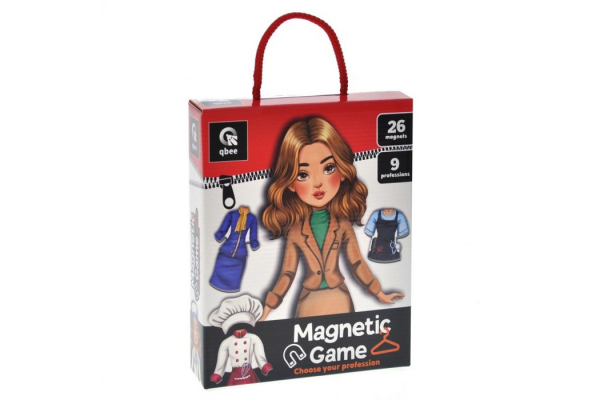 Детская магнитная игра "Выбери свою профессию" QB600-005, 26 магнитов 9 профессий