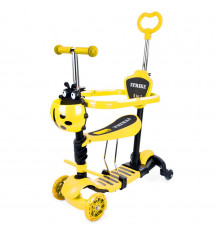 Самокат детский 3-х колесный 5 в 1 JR3-101-Y, до 25 кг