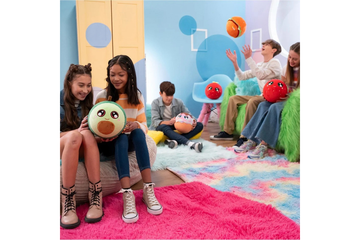 Ігровий набір серії «Little Foodies» W2 - Полуниця Biggies BIG002-ST надувна іграшка, насос 22см