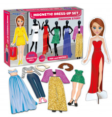 Настольная магнитная игра "Fashion story" ML4032-08 EN магнитная кукла, 27 магнитов