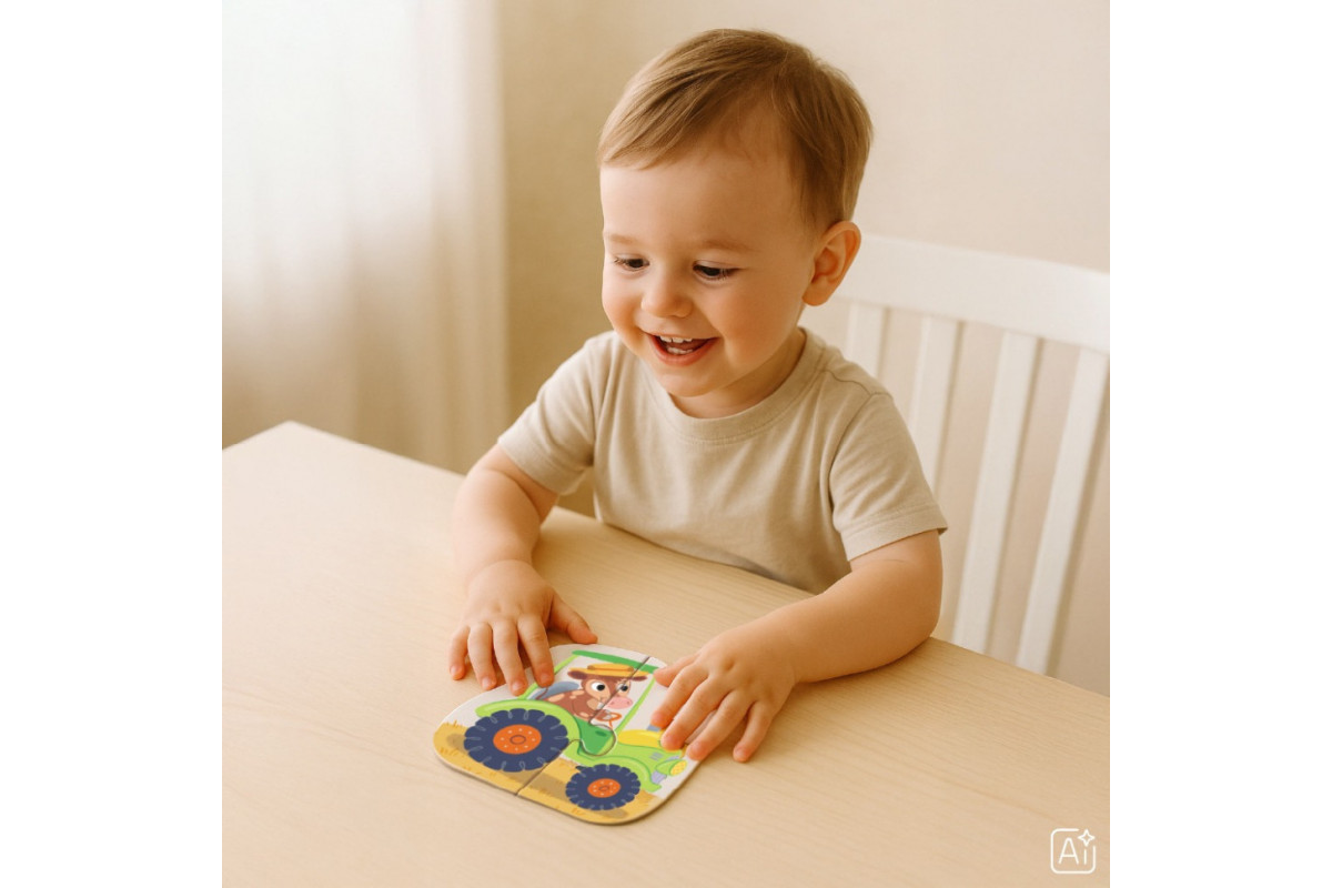 Дитячий пазл 4 в 1 "Baby puzzle. Транспорт" 300685 набір 4 в 1