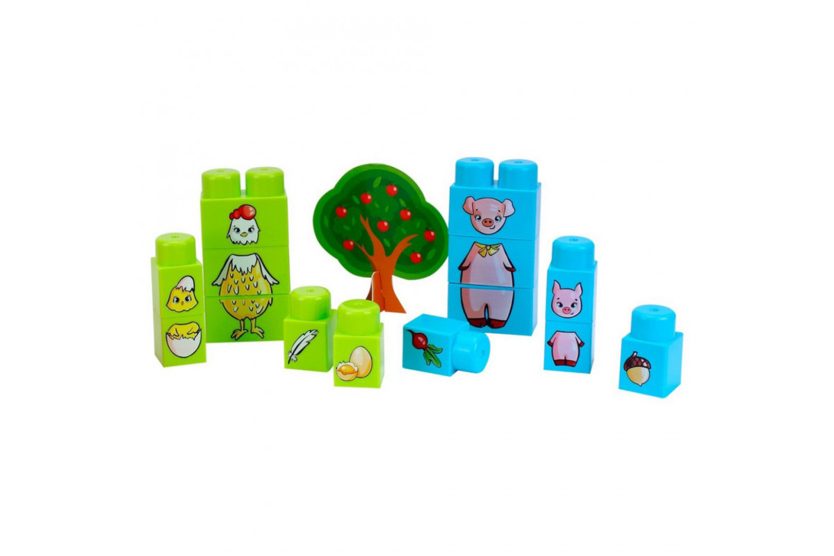 Детский Конструктор "Животные" 6849TXK 35 элементов