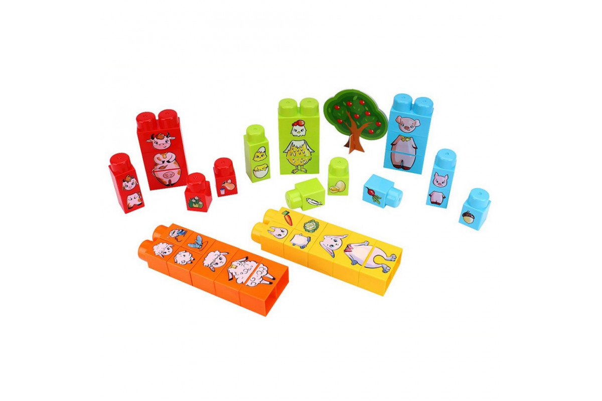 Детский Конструктор "Животные" 6849TXK 35 элементов