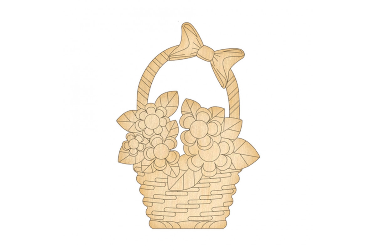 Фігурка для розфарбовування та декорування "Квіти-5" FDZ-152