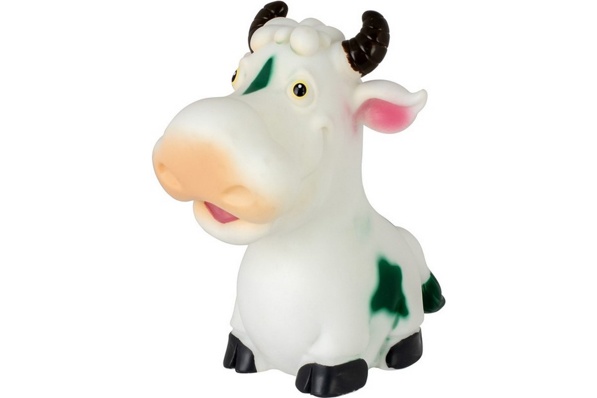 Дитяча іграшка для купання "Бризкаючі тварини ферми Корівка" 8753_корівка