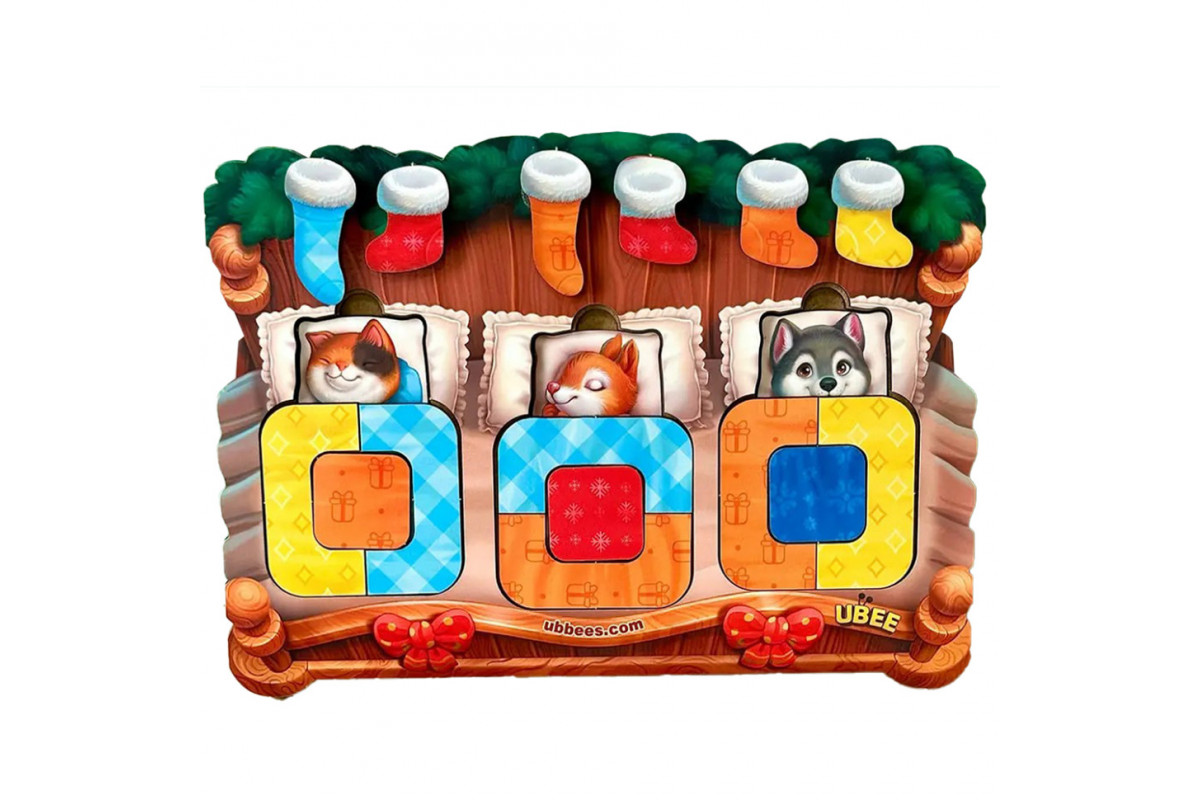 Дерев'яний сортер "Тварини в ліжечку" PSD302 (ПСД302)