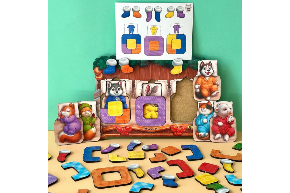 Дерев'яний сортер "Тварини в ліжечку" PSD302 (ПСД302)