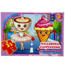 Детский пазл "Привет из Италии - Балерина-Капучино" ZC381 постер, 35 элементов