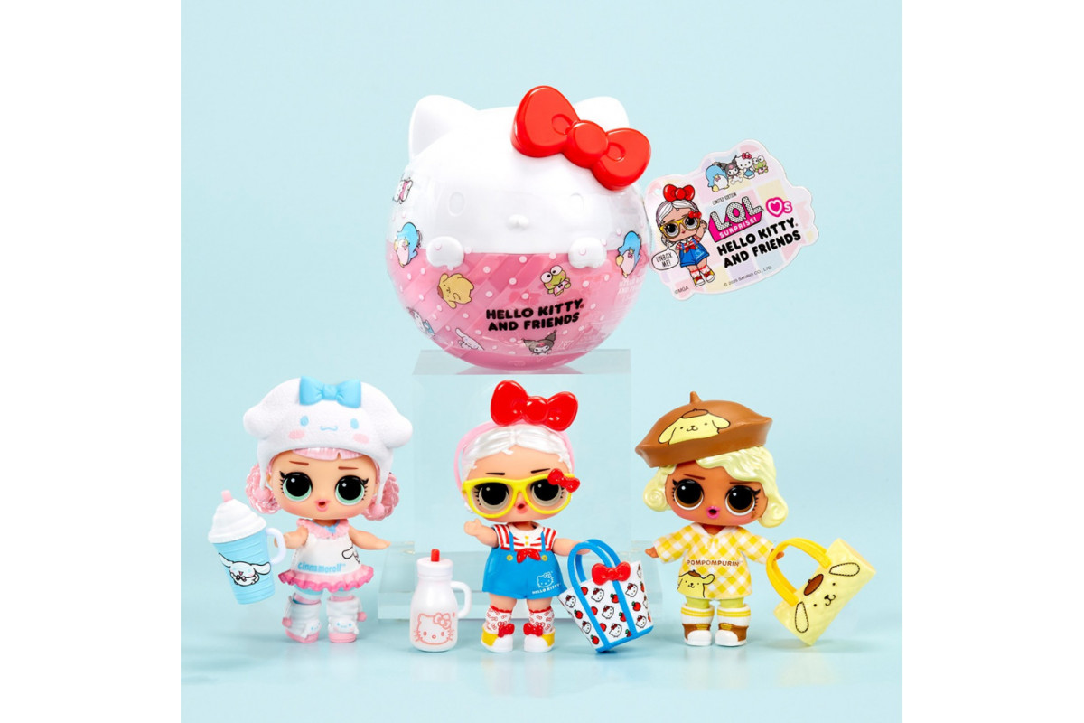 Детский игровой набор с куклой серии "Loves Hello Kitty" - Hello Kitty и друзья L.O.L. Surprise! 523840