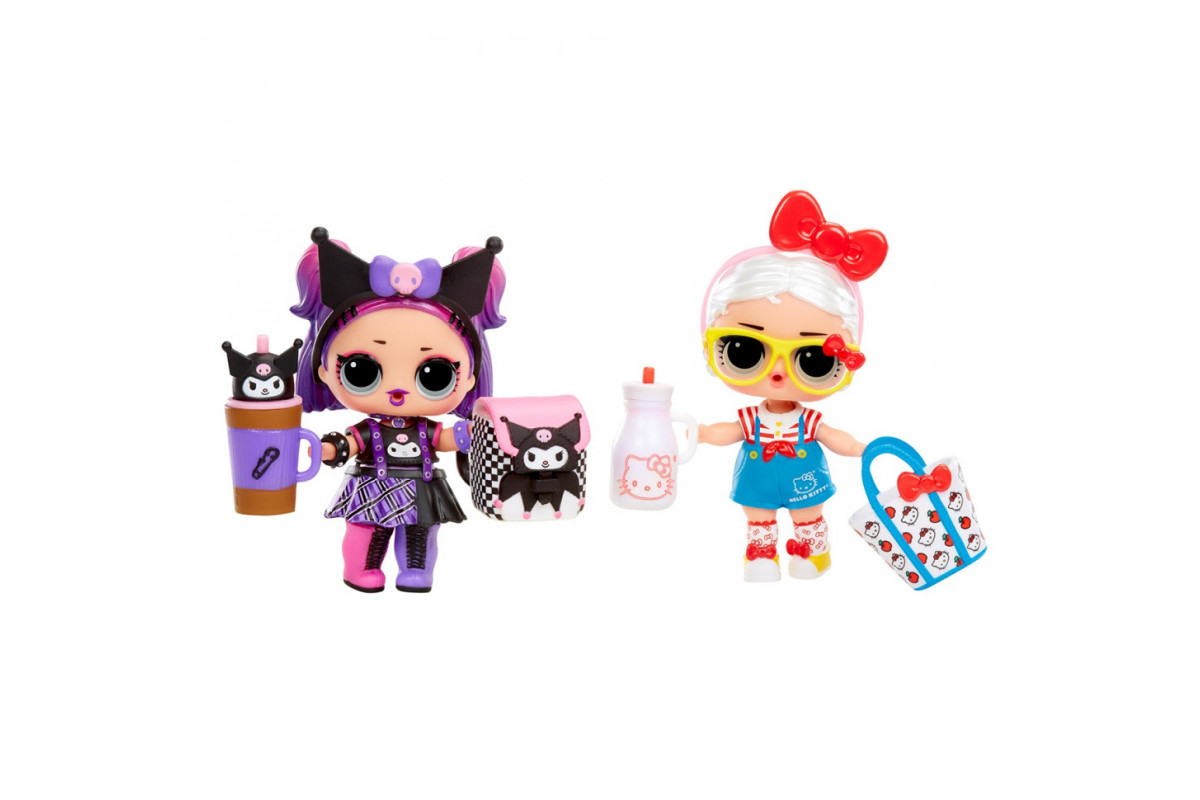 Детский игровой набор с куклой серии "Loves Hello Kitty" - Hello Kitty и друзья L.O.L. Surprise! 523840