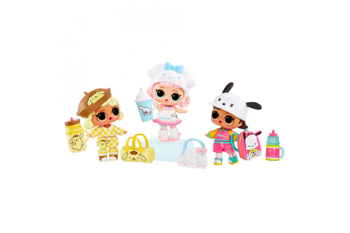 Детский игровой набор с куклой серии "Loves Hello Kitty" - Hello Kitty и друзья L.O.L. Surprise! 523840