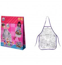 Детский набор для творчества  "Drawing Apron" Z185-10G, фломастеры смываются водой