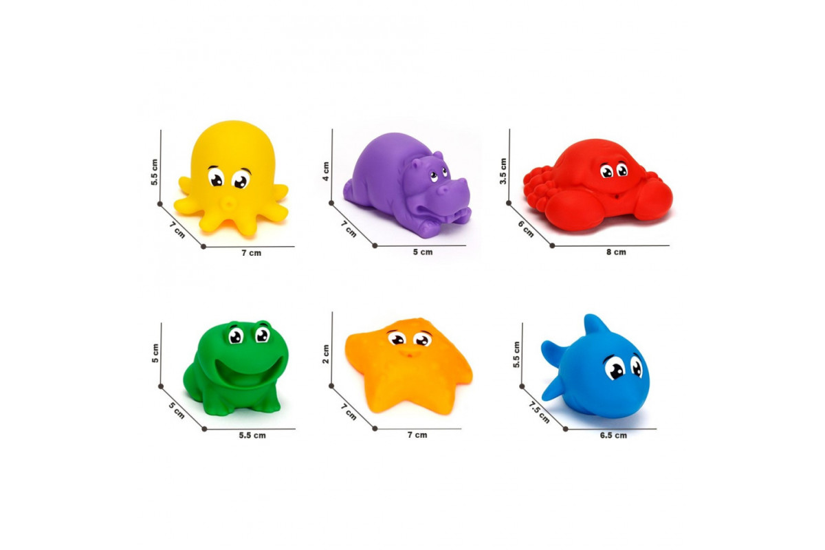 Іграшка "Набір для гри з піском і водою" ТехноК 7945TXK з фігурками тварин