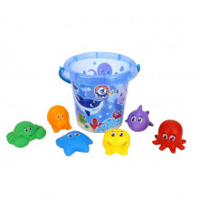 Іграшка "Набір для гри з піском і водою" ТехноК 7945TXK з фігурками тварин