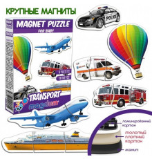 Набор магнитов Magdum Baby puzzle "Транспорт" ML4031-24 EN