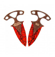 Комплект сувенирных ножей деревянных "ТЫЧКОВЫЙ ПАУК" DAG-S