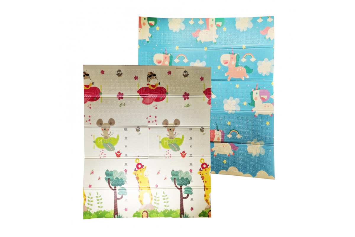 Термоковрик двухсторонний  Жираф K6602-4, 150х180 см